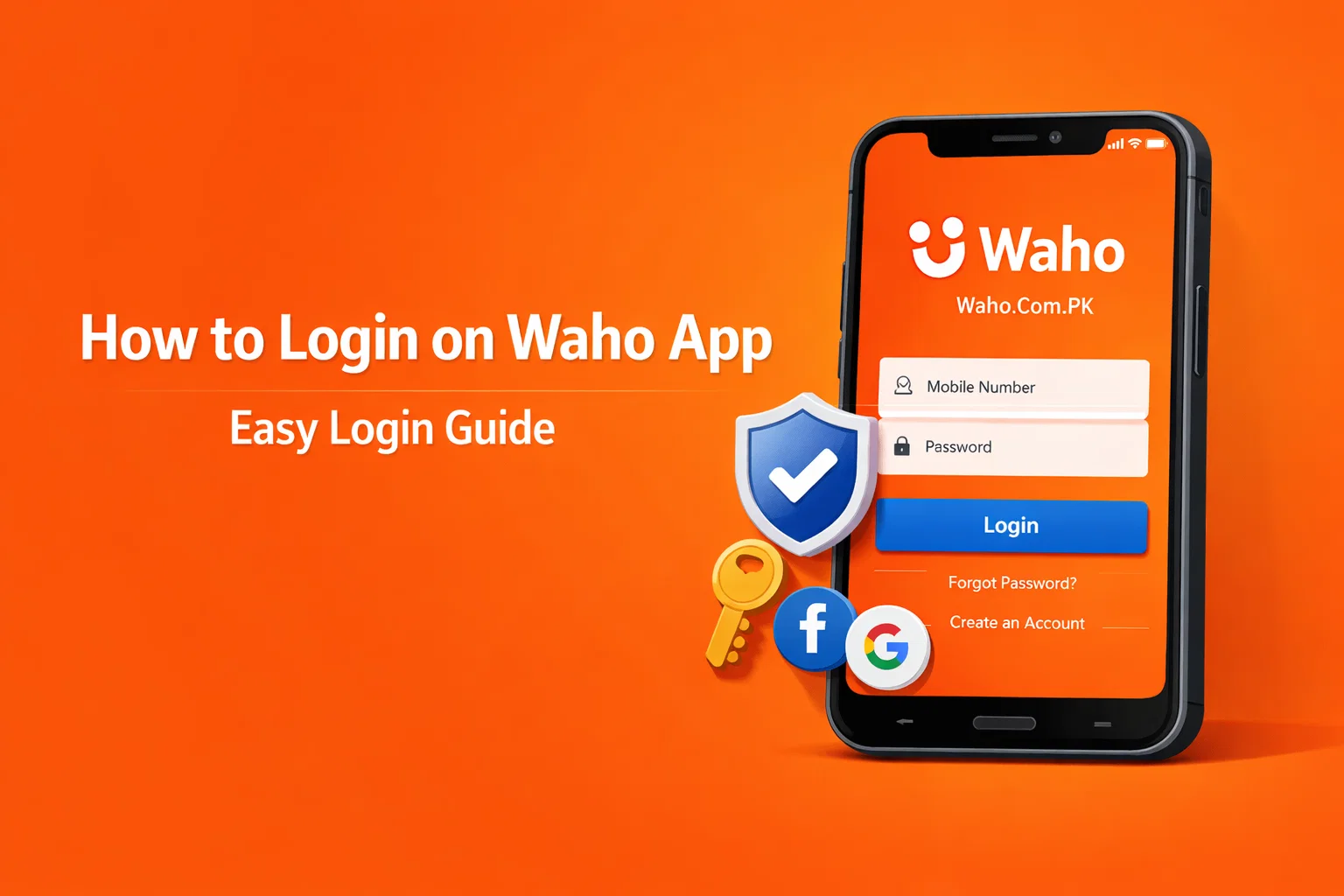 How to Login on Waho App