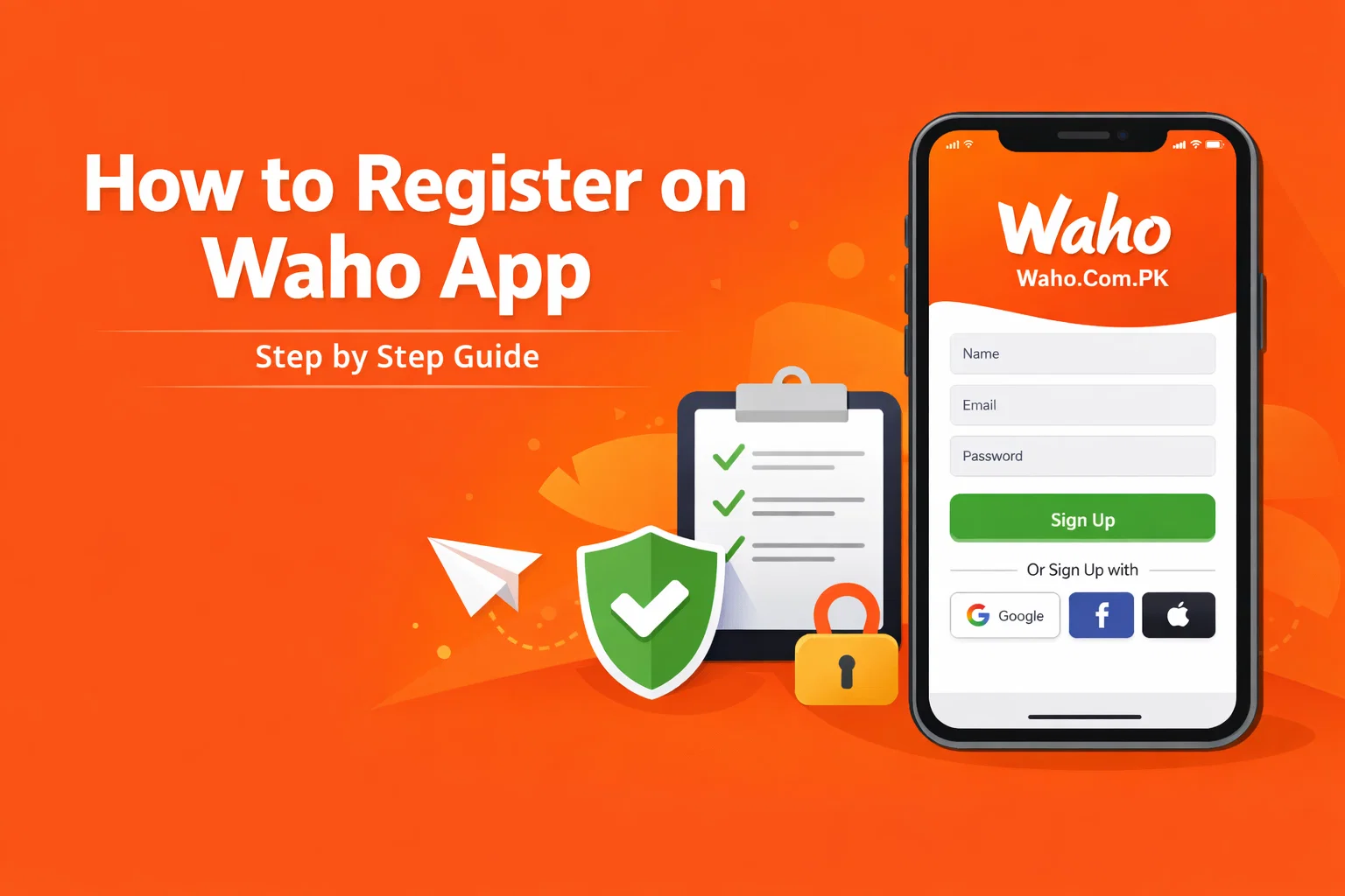 How to Register on Waho App